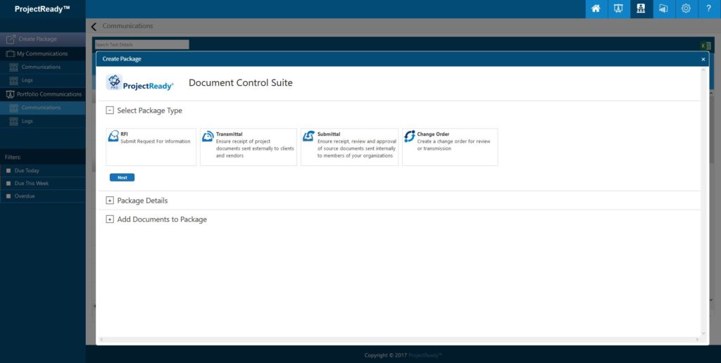 PR Central - Create Document Communication