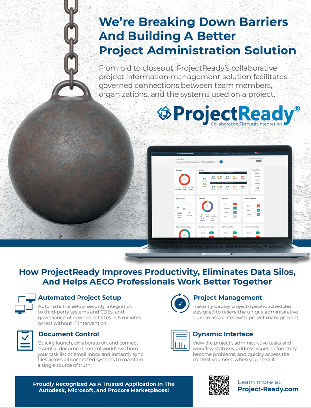 Construction Project Administration | AECO Industry | ProjectReady